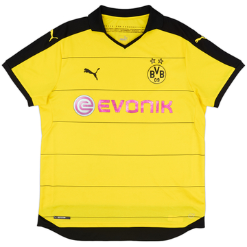 2015-16 Borussia Dortmund Home Shirt - 6/10 - (XL)