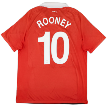 2010-11 Manchester United Home Shirt Rooney #10 - 6/10 - (L)