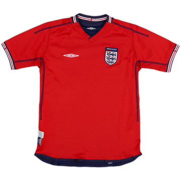 2002-04 England Away Shirt - 6/10 - (M.Boys)