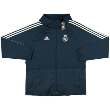 2018-19 Real Madrid adidas Hooded Rain Jacket (XL)