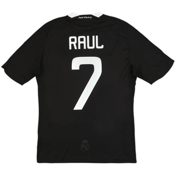 2008-09 Real Madrid CL Third Shirt Raul #7 - 9/10 - (S)