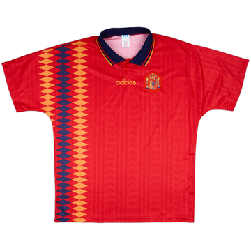 1994-96 Spain Home Shirt - 10/10 - (XL)