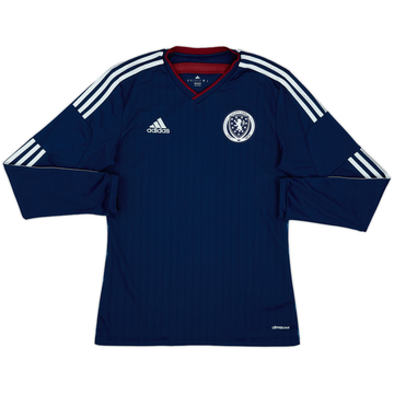 2014-15 Scotland Home L/S Shirt - 8/10 - (S)