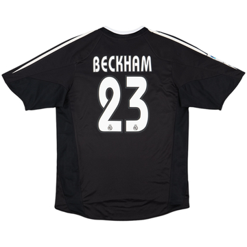 2004-05 Real Madrid Away Shirt Beckham #23 - 5/10 - (L)