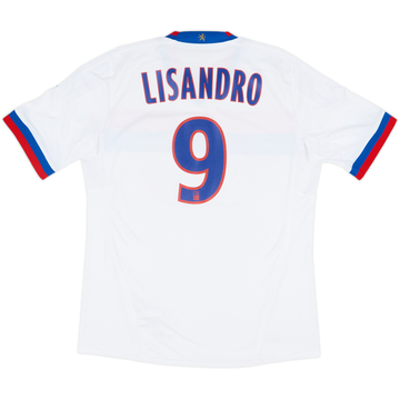 2011-12 Lyon Home Shirt Lisandro #9 - 8/10 - (L)