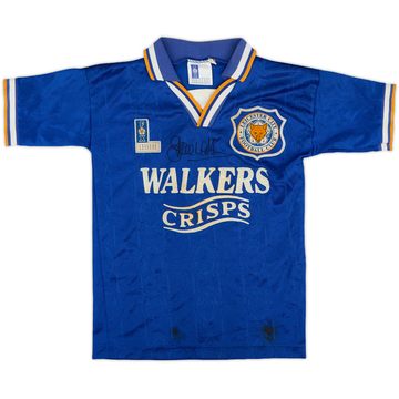 1994-96 Leicester Signed Home Shirt - 7/10 - (S.Boys)