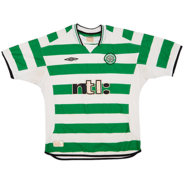 2001-03 Celtic Home Shirt - 4/10 - (XL)