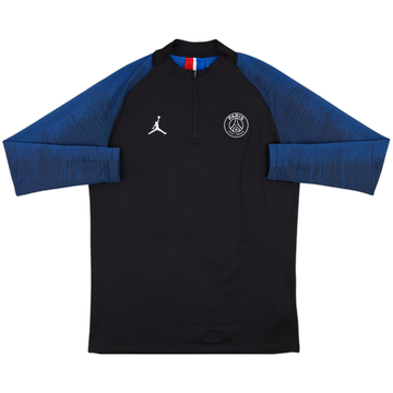 2020-21 Paris Saint-Germain Nike 1/4 Zip Drill Top - 8/10 - (L)