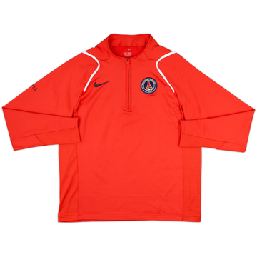 2006-07 Paris Saint-Germain Nike 1/4 Zip Drill Top - 8/10 - (L)