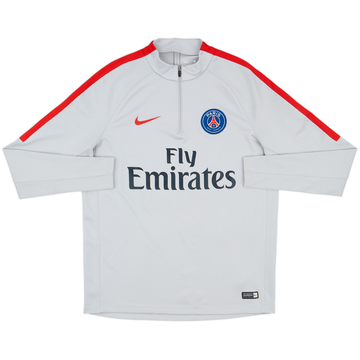 2016-17 Paris Saint-Germain Nike 1/4 Zip Training Top - 8/10 - (L)