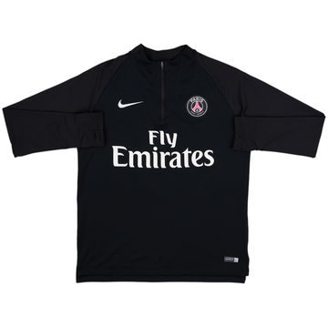 2018-19 Paris Saint-Germain Nike 1/4 Zip Drill Top - 8/10 - (L)