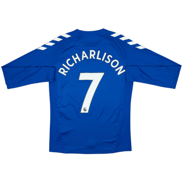 2020-21 Everton Home L/S Shirt Richarlison #7 - 9/10 - (S)