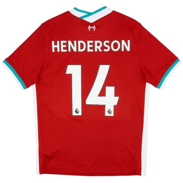 2020-21 Liverpool Home Shirt Henderson #14 - 7/10 - (M)