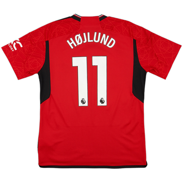 2023-24 Manchester United Home Shirt Højlund #11 - 10/10 - (L)