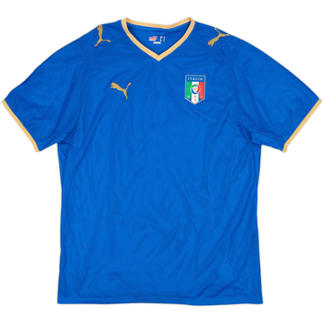 2007-08 Italy Home Shirt - 8/10 - (L)
