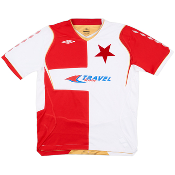 2008-09 Slavia Prague Home Shirt - 7/10 - (XL.Boys)