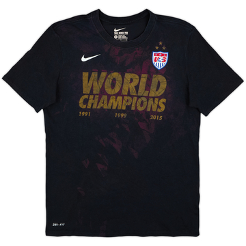 2015-16 USA Women's 'World Champions' Graphic Tee - 4/10 - (M)