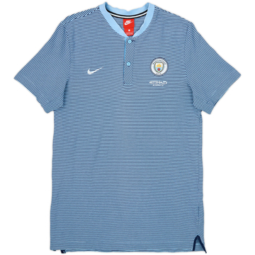 2017-18 Manchester City Nike Polo Shirt - 8/10 - (L)