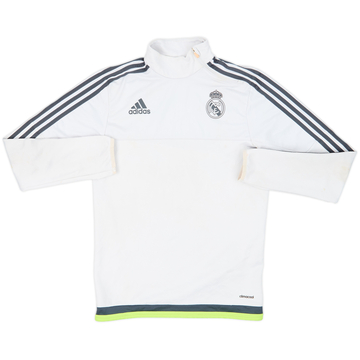 2015-16 Real Madrid adidas 1/4 Zip Drill Top - 5/10 - (S)