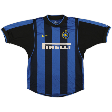 2000-01 Inter Milan Home Shirt - 8/10 - (L.Boys)