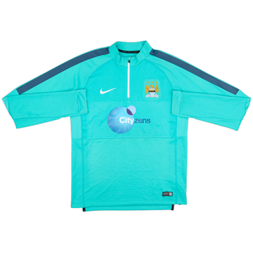 2015-16 Manchester City Nike 1/4 Training Top - 7/10 - (M)