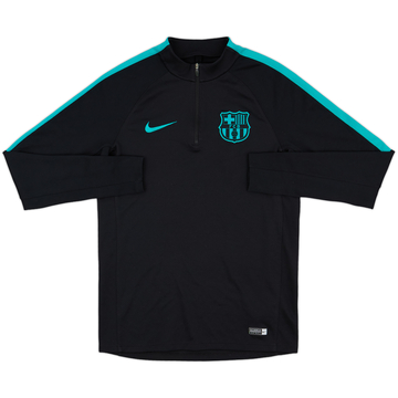 2016-17 Barcelona Nike 1/4 Zip Drill Top - 8/10 - (S)