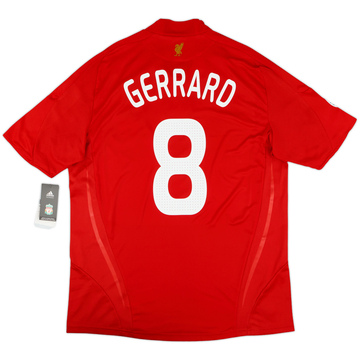2008-10 Liverpool Home Shirt Gerrard #8 (L)
