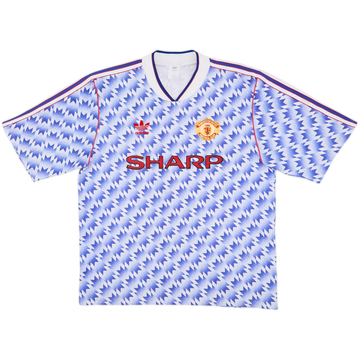1990-92 Manchester United Away Shirt - 8/10 - (L)