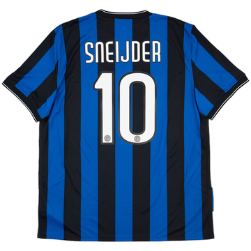 2009-10 Inter Milan Home Shirt Sneijder #10 (XL)