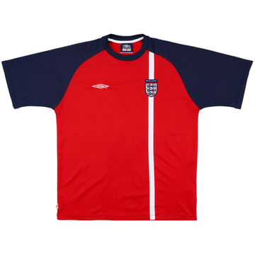 2001-02 England Umbro Training Shirt - 7/10 - (XL)