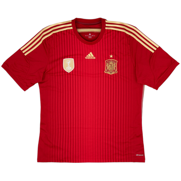 2013-15 Spain Home Shirt - 10/10 - (XL)