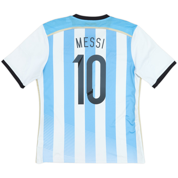 2013-15 Argentina Home Shirt Messi #10 - 5/10 - (L)