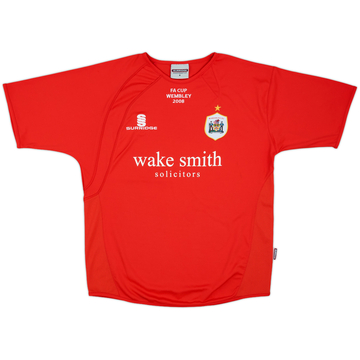 2007-08 Barnsley FA Cup Semi Final Home Shirt - 9/10 - (S)