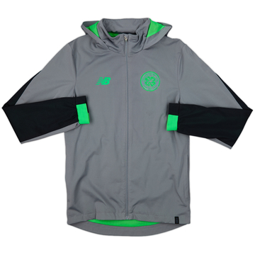 2017-18 Celtic New Balance Hooded Track Jacket - 8/10 - (S)