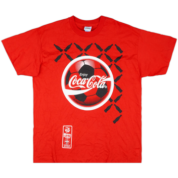 1996 Euros Coca-Cola Graphic Tee - 10/10 - (XL)