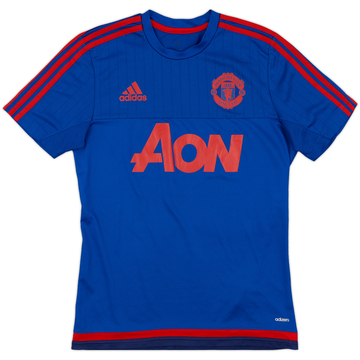 2015-16 Manchester United adizero Training Shirt - 8/10 - (S)