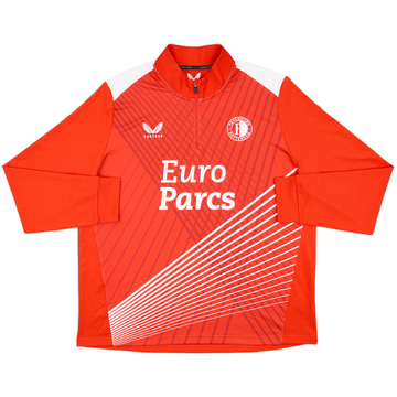2023-24 Feyenoord Castore 1/4 Zip Drill Top - 10/10 - (XXL)