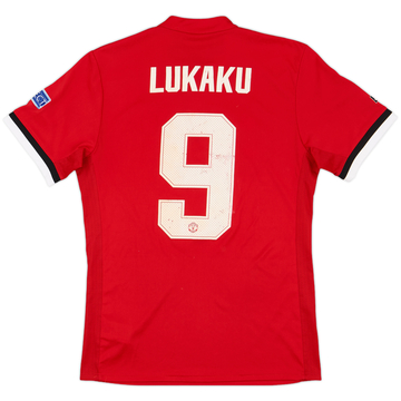 2017-18 Manchester United Home Shirt Lukaku #9 - 6/10 - (S)