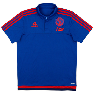 2015-16 Manchester United adidas Polo Shirt - 10/10 - (M)
