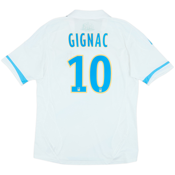 2011-12 Olympique Marseille Home Shirt Gignac #10 - 6/10 - (L)