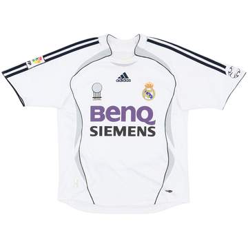 2006-07 Real Madrid Home Shirt - 5/10 - (L.Boys)