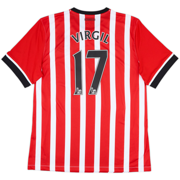 2016-17 Southampton Home Shirt Virgil #17 - 10/10 - (XXL)