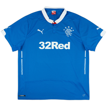 2014-15 Rangers Home Shirt - 9/10 - (XXL)