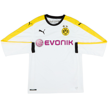 2015-16 Borussia Dortmund Third L/S Shirt - 9/10 - (S)