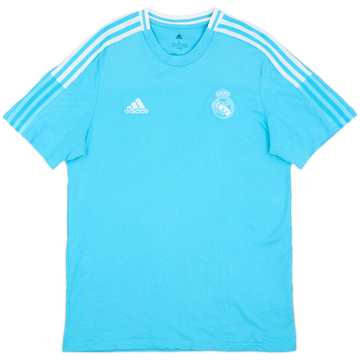 2020-21 Real Madrid adidas Cotton Tee - 8/10 - (L)