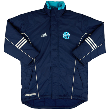 2000-01 Olympique Marseille adidas Padded Bench Coat - 9/10 - (M)