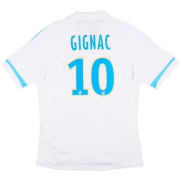 2011-12 Olympique Marseille Home Shirt Gignac #10 - 7/10 - (M)