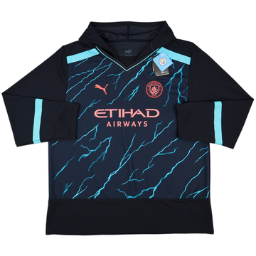 2023-24 Manchester City Puma Hooded Sweat Top (XXL)