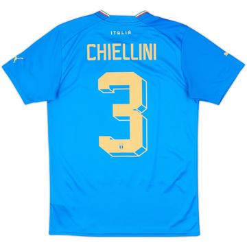 2022-23 Italy Home Shirt Chiellini #3 - 10/10 - (S)