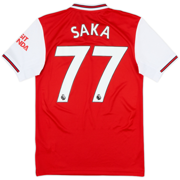 2019-20 Arsenal Home Shirt Saka #77 - 10/10 - (XS)